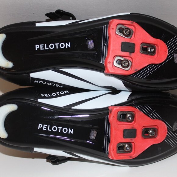 Peloton Cycling Bike Shoes Black Unisex Sz 41 Men Sz 8 Women Sz 10 Spin Click In - Picture 5 of 6